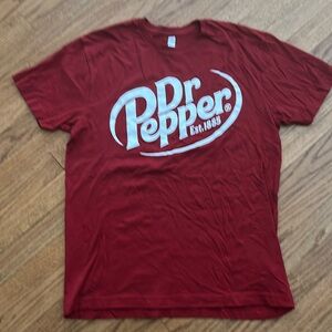 Dr. Pepper Maroon Logo T-Shirt